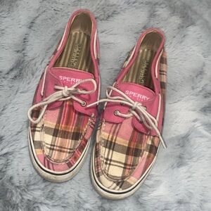 Plaid Sperry Top Sider shoes